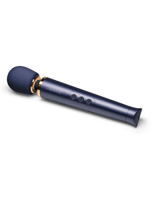 Cиний вибратор Le Wand Petite Rechargeable Vibrating Massager - 25 см. - Le Wand