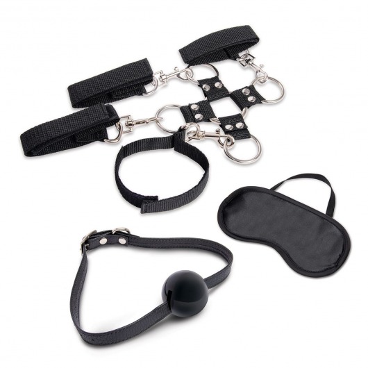 Набор для фиксации из 7 предметов Hogtie   Ball Gag Kit - Lux Fetish - купить с доставкой в Севастополе