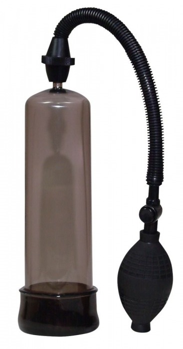 Вакуумная помпа черного цвета - 20 см. - Orion - в Севастополе купить с доставкой