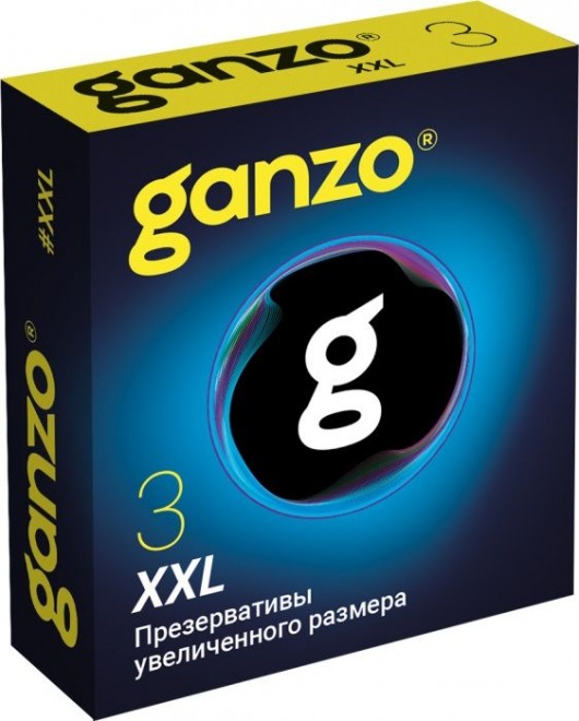 Презервативы увеличенного размера Ganzo XXL - 3 шт. - Ganzo - купить с доставкой в Севастополе