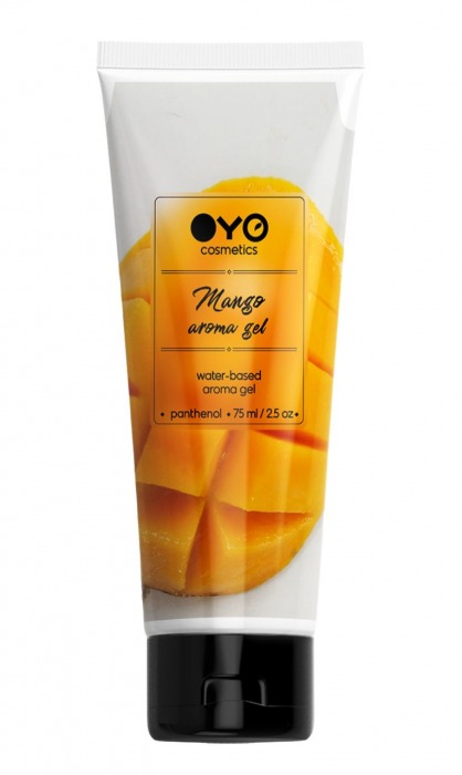 Лубрикант на водной основе OYO Aroma Gel Mango с ароматом манго - 75 мл. - OYO - купить с доставкой в Севастополе