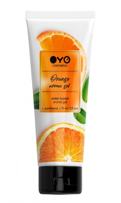 Лубрикант на водной основе OYO Aroma Gel Orange с ароматом апельсина - 75 мл. - OYO - купить с доставкой в Севастополе