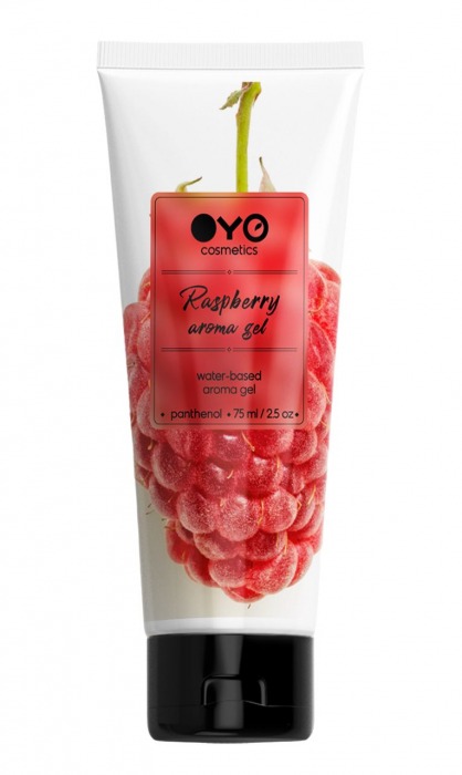 Лубрикант на водной основе OYO Aroma Gel Raspberry с ароматом малины - 75 мл. - OYO - купить с доставкой в Севастополе