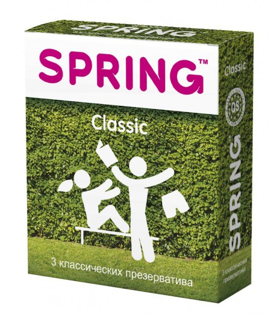 Классические презервативы SPRING CLASSIC - 3 шт. - SPRING - купить с доставкой в Севастополе