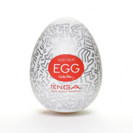 Мастурбатор-яйцо Keith Haring EGG PARTY - Tenga - в Севастополе купить с доставкой
