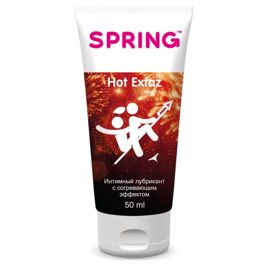 Согревающие интимный лубрикант Spring Hot Extaz - 50 мл. - SPRING - купить с доставкой в Севастополе