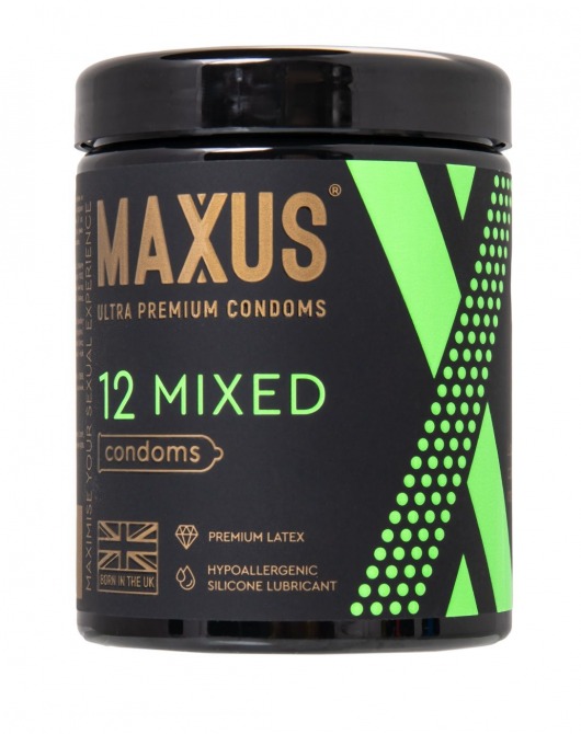 Презервативы MAXUS Mixed - 12 шт. - Maxus - купить с доставкой в Севастополе