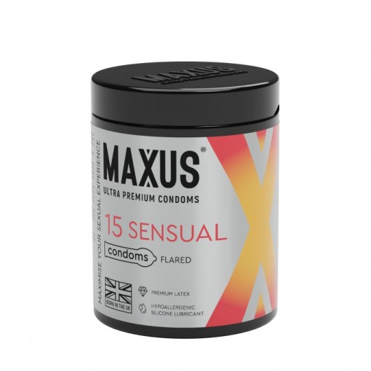 Анатомические презервативы MAXUS Sensual - 15 шт. - Maxus - купить с доставкой в Севастополе