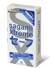 Презервативы Sagami Xtreme Ultrasafe с двойным количеством смазки - 10 шт. - Sagami - купить с доставкой в Севастополе