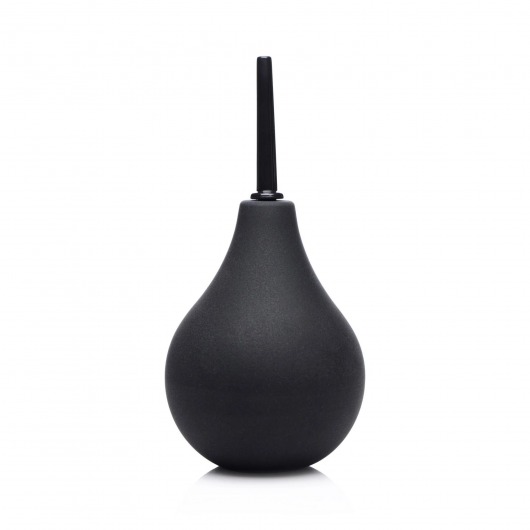Черный анальный душ Thin Tip Enema Bulb - XR Brands - купить с доставкой в Севастополе