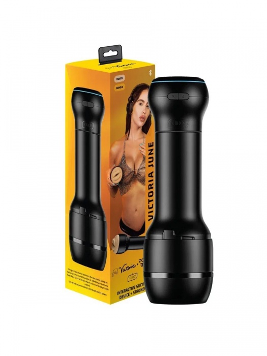 Мастурбатор-ротик с интерактивной насадкой PowerBlow   FeelVictoria Mouth - Kiiroo - в Севастополе купить с доставкой