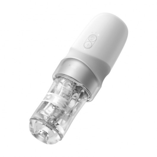 Белый автоматический мастурбатор Extra Sauce - Sauce - в Севастополе купить с доставкой