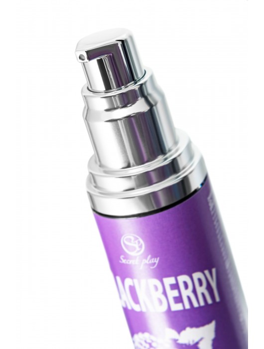 Массажное масло 2-в-1 Blackberry Hot Effect с разогревающим эффектом и вкусом ежевики - 50 мл. - Secret Play - купить с доставкой в Севастополе