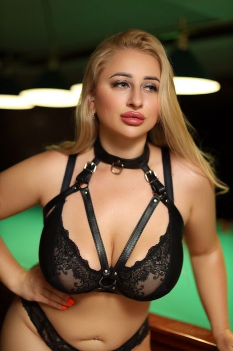 Черная кожаная сбруя с ошейником plus size из нежной кожи - БДСМ Арсенал - купить с доставкой в Севастополе