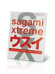 Ультратонкий презерватив Sagami Xtreme SUPERTHIN - 1 шт. - Sagami - купить с доставкой в Севастополе