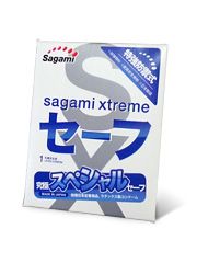 Презерватив Sagami Xtreme Ultrasafe с двойным количеством смазки - 1 шт. - Sagami - купить с доставкой в Севастополе