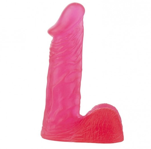 Розовый гелевый фаллоимитатор XSKIN 6 PVC DONG - 15 см. - Dream Toys