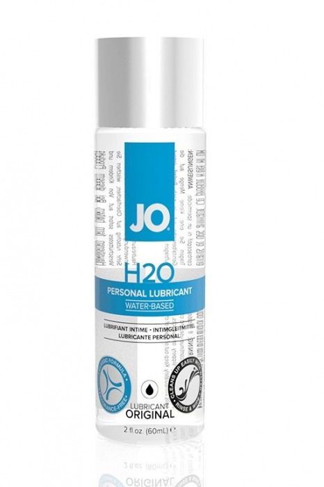 Нейтральный лубрикант на водной основе JO Personal Lubricant H2O - 60 мл. - System JO - купить с доставкой в Севастополе