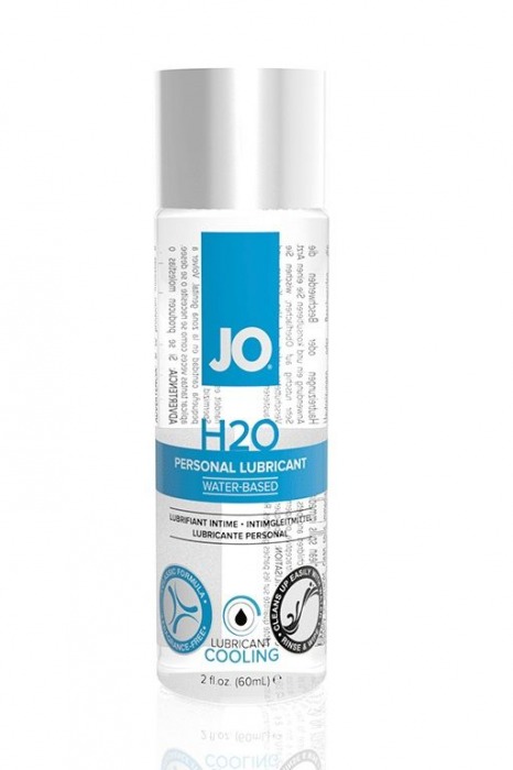 Охлаждающий лубрикант на водной основе JO Personal Lubricant H2O COOLING - 60 мл. - System JO - купить с доставкой в Севастополе