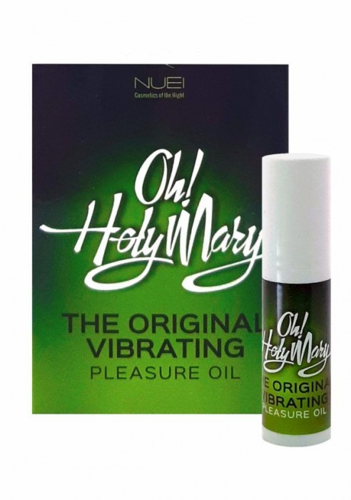 Масло унисекс с эффектом вибрации Oh! Holy Mary - 6 мл. - Nuei cosmetics - купить с доставкой в Севастополе