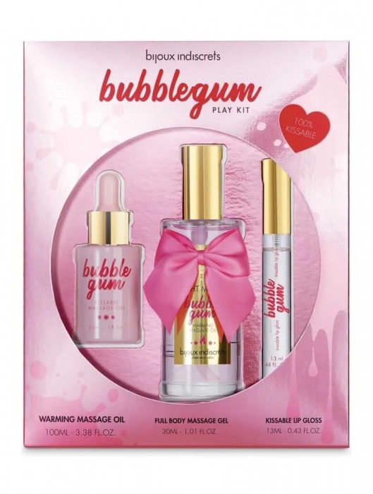 Набор средств для массажа и ласк Bubblegum Play Kit - Bijoux Indiscrets - купить с доставкой в Севастополе