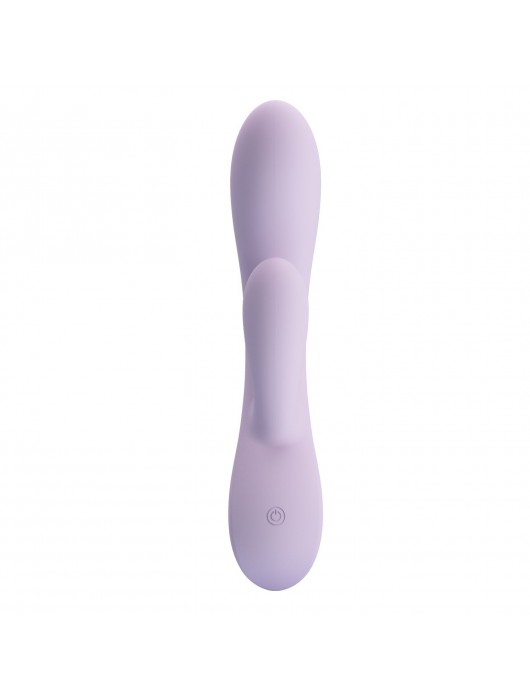 Сиреневый гибкий вибратор-кролик Rosolyn - 19 см. - Baile