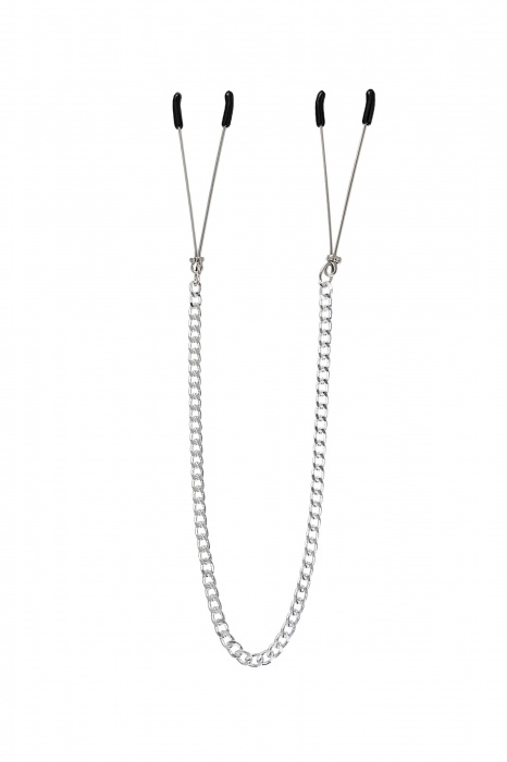 Зажимы на соски «Вилки» на цепочке - Pecado - купить с доставкой в Севастополе