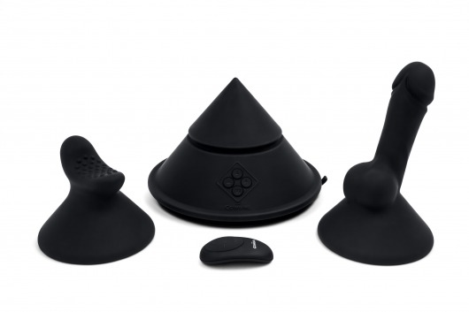 Конусный вибромассажер Cowgirl Cone с 2 насадками - CowGirl - купить с доставкой в Севастополе