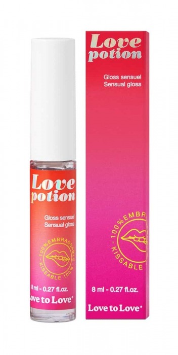 Возбуждающий блеск для губ Love Potion - 8 мл. - Love to Love - купить с доставкой в Севастополе