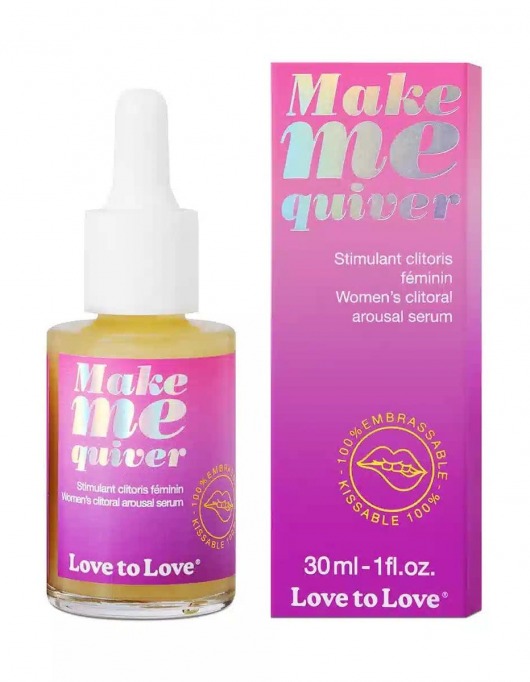 Возбуждающие капли для клитора Make Me Quiver - 30 мл. - Love to Love - купить с доставкой в Севастополе