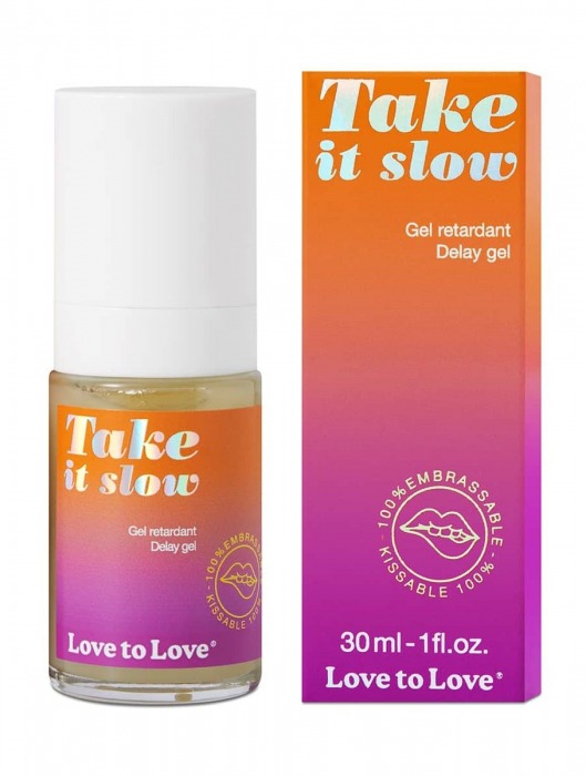 Пролонгирующий гель для мужчин Take It Slow - 30 мл. - Love to Love - купить с доставкой в Севастополе