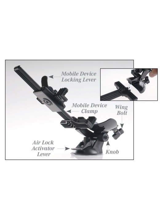 Перезаряжаемый мастурбатор-вагина с держателем для мобильных устройств Extreme Toyz Me - Pipedream - в Севастополе купить с доставкой