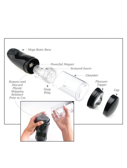 Перезаряжаемый мастурбатор-вагина с держателем для мобильных устройств Extreme Toyz Me - Pipedream - в Севастополе купить с доставкой