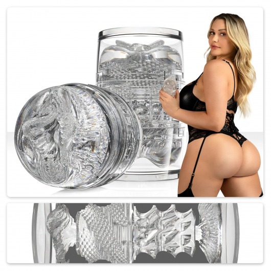 Прозрачный двусторонний мастурбатор Fleshlight Quickshot Mia Malkova - Fleshlight - в Севастополе купить с доставкой