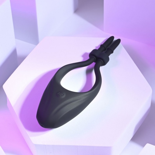 Черное эрекционное вибролассо Perfect Fit - Zero Tolerance - в Севастополе купить с доставкой