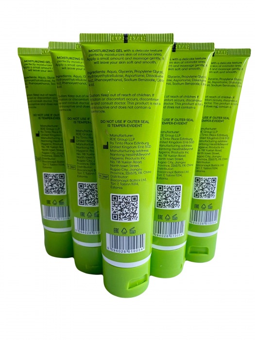 Набор из 5 универсальных лубрикантов на водной основе Egzo Wow (по 100 мл.) - EGZO - купить с доставкой в Севастополе