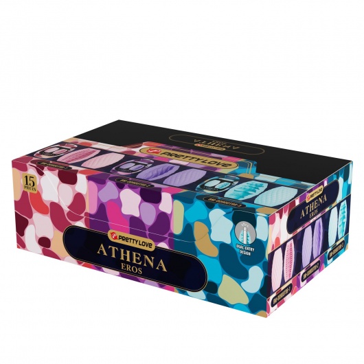 Набор из 15 мастурбаторов Athena - Baile - в Севастополе купить с доставкой