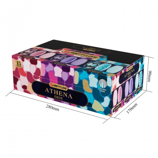 Набор из 15 мастурбаторов Athena - Baile - в Севастополе купить с доставкой