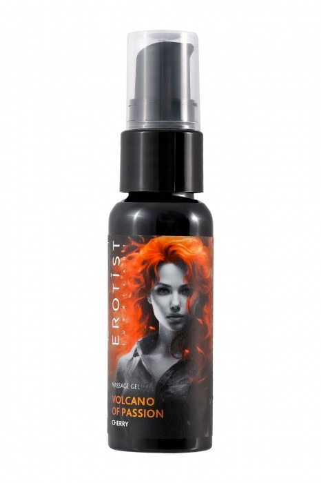 Гель с эффектом вибрации Volcano Of Passion со вкусом вишни - 25 мл. - Erotist Lubricants - купить с доставкой в Севастополе