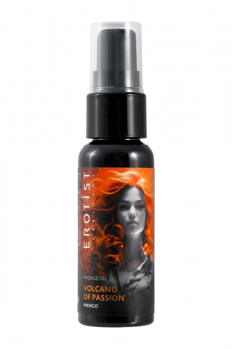 Гель с эффектом вибрации Volcano Of Passion со вкусом манго - 25 мл. - Erotist Lubricants - купить с доставкой в Севастополе