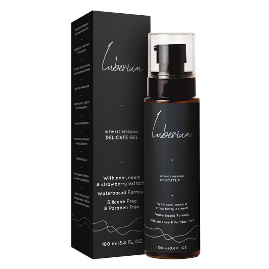 Интимный гель с экстрактами нони, нима и клубники Luberium Delicate Waterbased - 100 мл. - Luberium - купить с доставкой в Севастополе