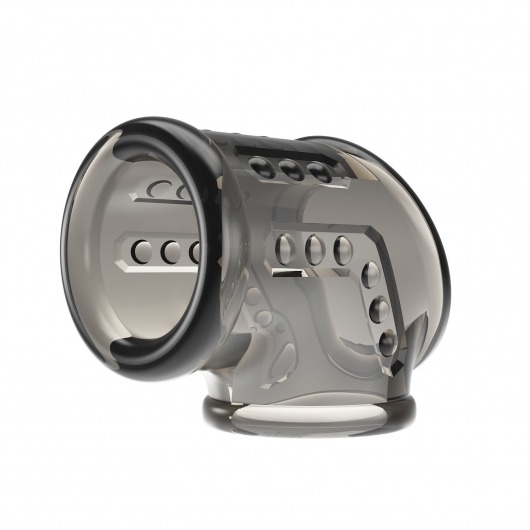 Дымчатая насадка на пенис и мошонку - Baile - в Севастополе купить с доставкой