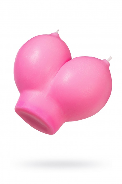 Розовая свеча «Сиськи» - 150 гр. - Pecado - купить с доставкой в Севастополе