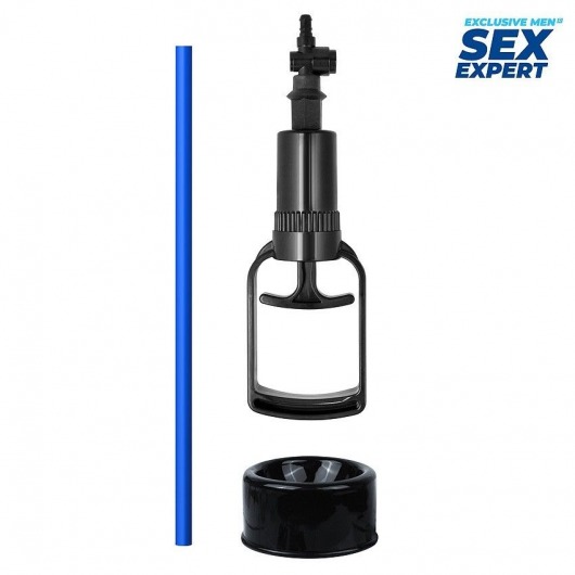 Комплект запасных частей для помпы: ручка, шланг и уплотнительная насадка - Sex Expert - купить с доставкой в Севастополе