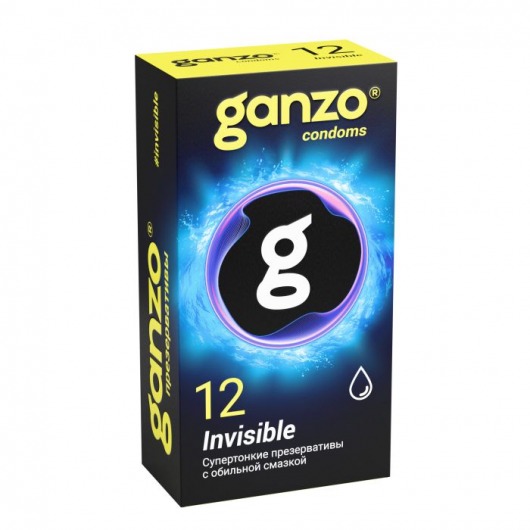 Супертонкие презервативы Ganzo Invisible - 12 шт. - Ganzo - купить с доставкой в Севастополе