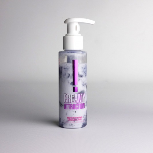 Увлажняющий крем-гель для тела с ароматом ежевики Creamy Attraction Blackberry - 100 мл. - INTT - купить с доставкой в Севастополе