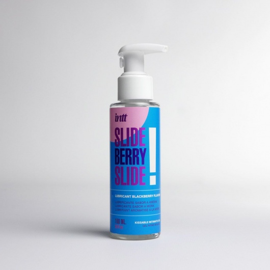Увлажняющий гель с ароматом ежевики Slide Berry Slide - 100 мл. - INTT - купить с доставкой в Севастополе