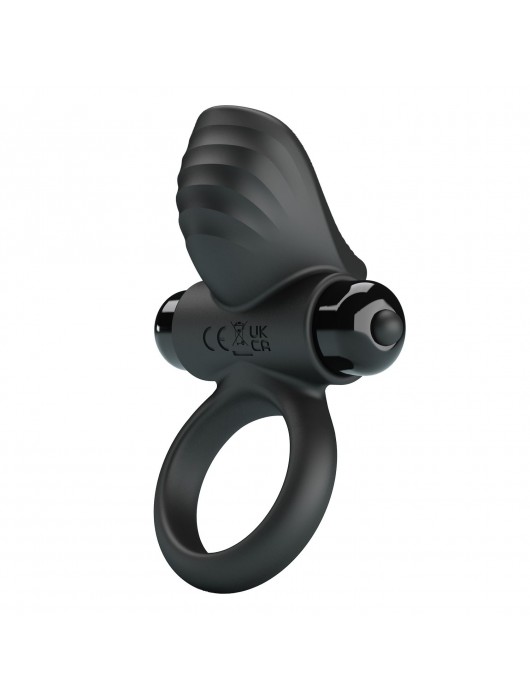 Черное эрекционное кольцо с вибрацией Adrien - Baile - в Севастополе купить с доставкой