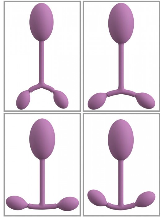 Сиреневый тренажер мыщц тазового дна Vaginal Trainer - Orion