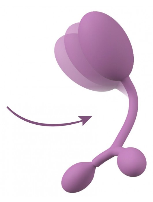 Сиреневый тренажер мыщц тазового дна Vaginal Trainer - Orion